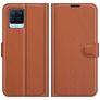 Mobigear Classic Realme 8 Pro Hoesje Bookcase Portemonnee - Cognac
