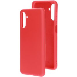 Mobiparts Samsung Galaxy A04s Siliconen Hoesje Backcover - Satin White