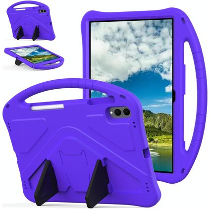Mobigear AeroArmor Samsung Galaxy Tab S11 Ultra Hoes EVA Schuim + Stylus Houder - Paars