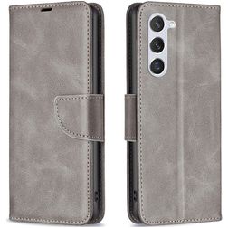 Mobigear Excellent Samsung Galaxy S24 Hoesje Bookcase Portemonnee - Grijs