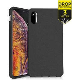 ITSkins FeroniaBio iPhone XS Max Hoesje Hardcase Backcover Shockproof - Zwart