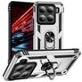 Mobigear Armor ring Xiaomi 15 Hoesje Hardcase Backcover Shockproof met Ringhouder - Zilver