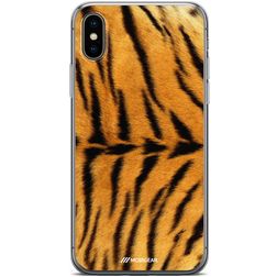 Mobigear Design iPhone XS Max Hoesje Flexibel TPU Backcover - Tijger