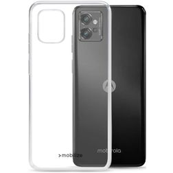 Mobilize Gelly Doorzichtig Motorola Moto G32 Hoesje Flexibel TPU Backcover - Transparant
