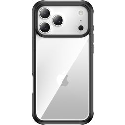 Valenta Full Cover Doorzichtig iPhone 17 Pro Max Hoesje Gehard Glas Backcover Shockproof - Transparant