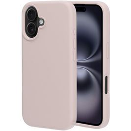 Mobiparts iPhone 16 Siliconen Hoesje Backcover - Soft Salmon Mobiparts iPhone 16 Siliconen Hoesje Backcover - Soft Salmon