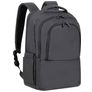 Rivacase Tegel Coated Laptop Rugtas Laptoptas - Zwart