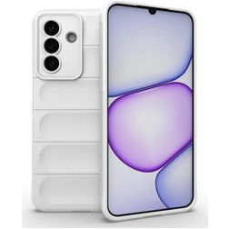 Mobigear Bumpy Samsung Galaxy A27 Hoesje Flexibel TPU Backcover - Wit