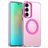 Mobigear Shockproof Samsung Galaxy S25 FE MagSafe Hoesje Hardcase Backcover - Rood
