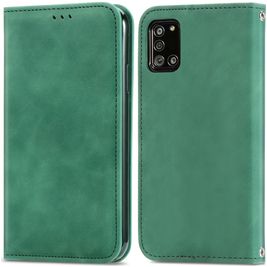 Mobigear Retro Slim Samsung Galaxy A32 5G Hoesje Bookcase - Groen
