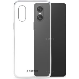 Mobilize Gelly Doorzichtig Sony Xperia 10 VI Hoesje Flexibel TPU Backcover - Transparant