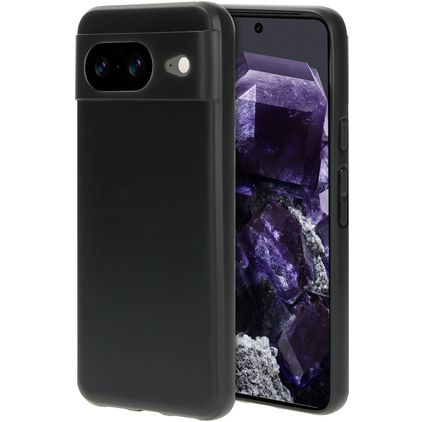 Mobiparts Classic Google Pixel 8 Hoesje Flexibel TPU Backcover - Matt Black