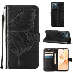 Mobigear Butterfly Realme C31 Hoesje Bookcase Portemonnee - Zwart