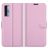 Mobigear Classic TCL 20 5G Hoesje Bookcase Portemonnee - Roze