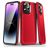 Mobigear Slim Armor iPhone 15 Pro Max Hoesje Hardcase Backcover Shockproof - Rood