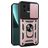 Mobigear Armor Ring Cam Slide Xiaomi 13 Hoesje Hardcase Backcover Shockproof met Ringhouder en Camera Slider - Roségoud