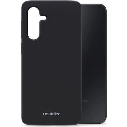 Mobilize Rubber Gelly Samsung Galaxy A17 Hoesje Flexibel TPU Backcover - Zwart
