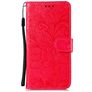 Mobigear Flowers Samsung Galaxy M51 Hoesje Bookcase Portemonnee - Rood