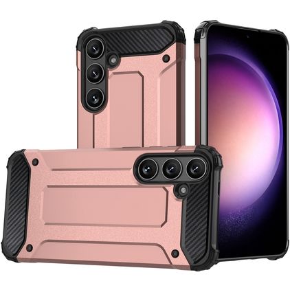 Mobigear Outdoor Samsung Galaxy S24 Hoesje Hardcase Backcover Shockproof - Roségoud