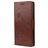 Mobigear Flowers Samsung Galaxy A23 Hoesje Bookcase Portemonnee - Bruin