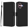 Mobigear Urban Wallet iPhone 16 Hoesje Bookcase Portemonnee - Zwart