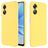 Mobigear Rubber Touch OPPO A17 Siliconen Hoesje Backcover - Geel