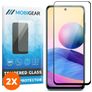 Mobigear Premium Xiaomi Redmi 10 5G Glazen Screenprotector - Case Friendly - Zwart (2-Pack)