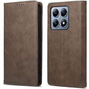 Mobigear Wallet Xiaomi 14T Pro Hoesje Bookcase Portemonnee - Bruin