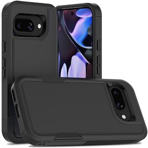 Mobigear Heavy Armor Google Pixel 9a Hoesje Hardcase Backcover Shockproof - Zwart