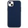 Mobigear Colors iPhone 14 Hoesje Flexibel TPU Backcover - Marineblauw
