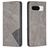 Mobigear Rhombus Slim Google Pixel 8 Hoesje Bookcase - Grijs
