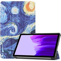 Mobigear Tri-Fold Samsung Galaxy Tab A7 Lite Hoes Bookcase - The Starry Night