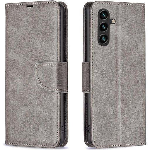 Mobigear Excellent Samsung Galaxy S25 FE Hoesje Bookcase Portemonnee - Grijs