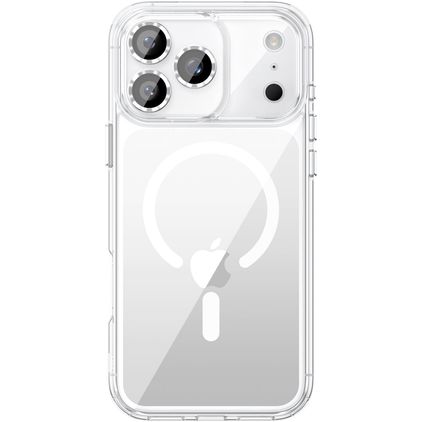 Valenta Trend Doorzichtig iPhone 17 Pro MagSafe Hoesje Hardcase Backcover - Transparant