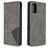 Mobigear Rhombus Slim Samsung Galaxy A41 Hoesje Bookcase - Zwart