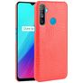 Mobigear Croco Realme C3 Hoesje Flexibel TPU Backcover - Rood