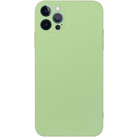 Mobigear Colors iPhone 15 Pro Max Hoesje Flexibel TPU Backcover - Groen