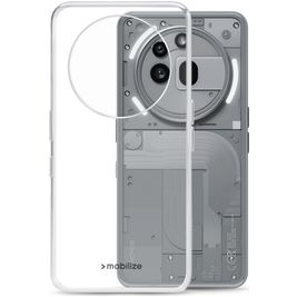 Mobilize Gelly Case Doorzichtig Nothing Phone (3a) Pro Hoesje Flexibel TPU Backcover - Transparant