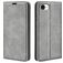 Mobigear Retro Slim iPhone 17e Hoesje Bookcase Portemonnee - Grijs