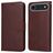 Mobigear Wallet iPhone Air Hoesje Bookcase Portemonnee - Bruin