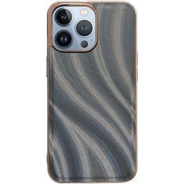 Mobigear Wavy iPhone 14 Pro Hoesje Hardcase Backcover - Zilver