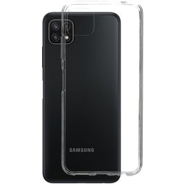 Mobiparts Classic Doorzichtig Samsung Galaxy A22 5G Hoesje Flexibel TPU Backcover - Transparant