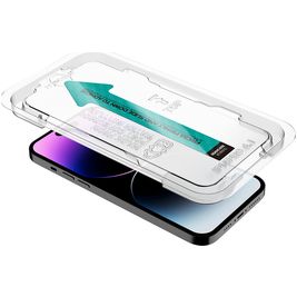 ITSkins Supreme iPhone 14 Pro Glazen Screenprotector - Case Friendly + Installatie Frame