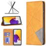 Mobigear Rhombus Slim Samsung Galaxy A73 Hoesje Bookcase - Cognac