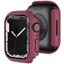 Mobigear Colors Dun Apple Watch - 45 mm Hardcase Hoesje - Bordeaux Rood