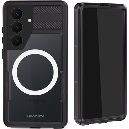 Mobilize Waterproof Samsung Galaxy S26 Waterdicht MagSafe Hoesje Hardcase Backcover - Zwart