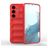 Mobigear Bumpy Samsung Galaxy S24 Hoesje Flexibel TPU Backcover - Rood
