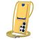 Mobigear Lanyard Card Samsung Galaxy S26 Ultra Siliconen Hoesje met koord en Pasjeshouder - Geel
