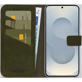 My Style Flex Wallet Samsung Galaxy S25 Edge Hoesje Bookcase Portemonnee - Forest Green