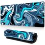Mobigear Anti-Slip Muismat - 40 x 90 CM - Abstract Fluid 9